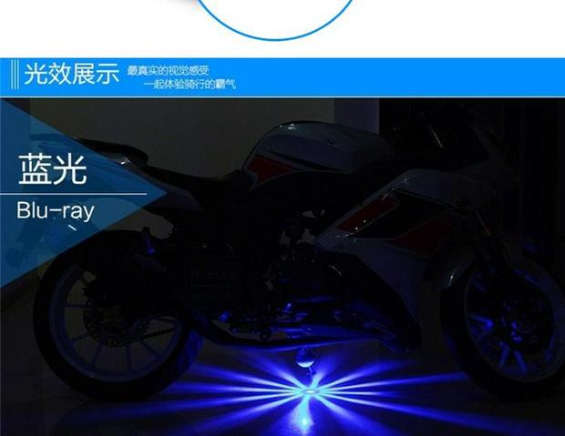 Xe điện xe máy laser chống sương mù đèn chống đuôi xe khung xe chuyển đổi đèn led phanh đèn cảnh báo đuôi đèn led xe dream