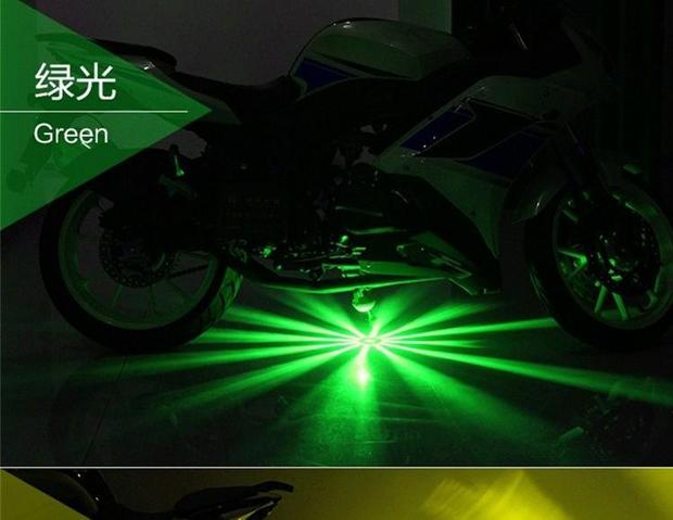 Đèn xe máy - Đèn xe máy đèn led cos vàng pha trắng
