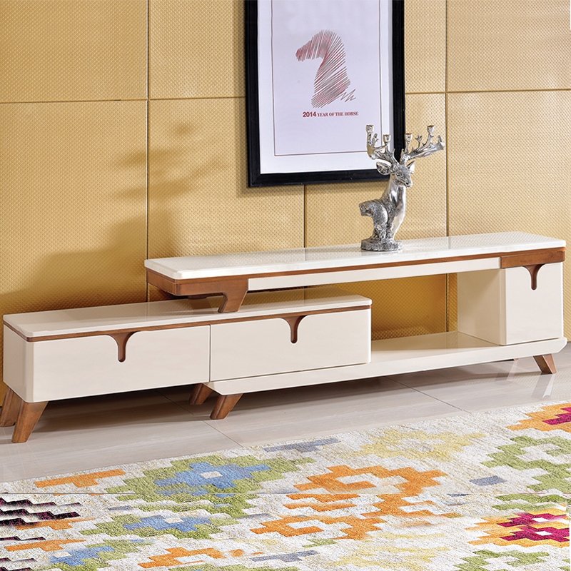 Nordic Marble Tv Cabinet Coffee Table Combination Set Modern