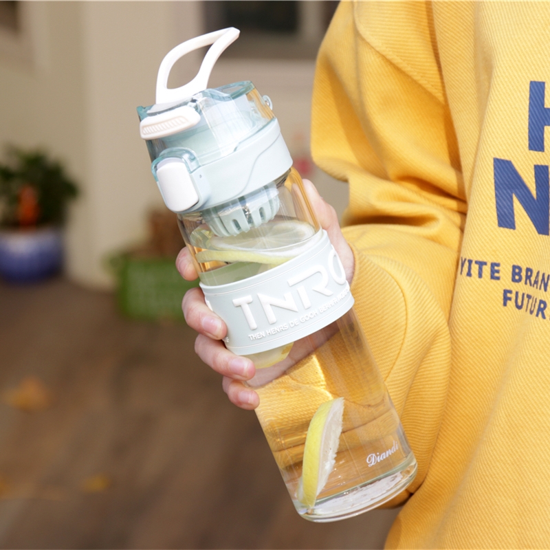 Glass Cup Creative Heat Resistant Explosion Protection High Face Value Thickened Water Cup Lady Upscale Delicacy With Tea Leakage Tea Maker Cup