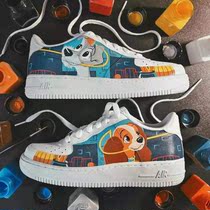 Sneakers Custom Graffiti Hand-painted Change Color DIY Cartoon Theme Customize Perimeter Pet Cartoon Realistic Board Shoes Men And Women