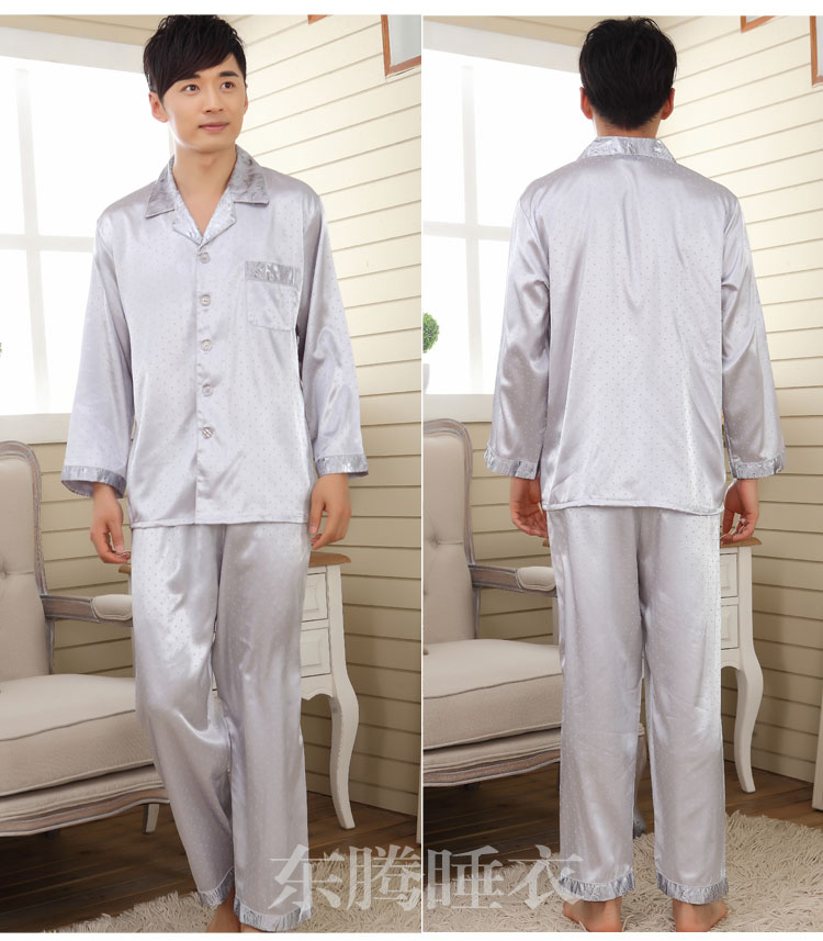 Pyjama pour homme OTHER   en Soie de glace à manches longues - Ref 3002743 Image 57