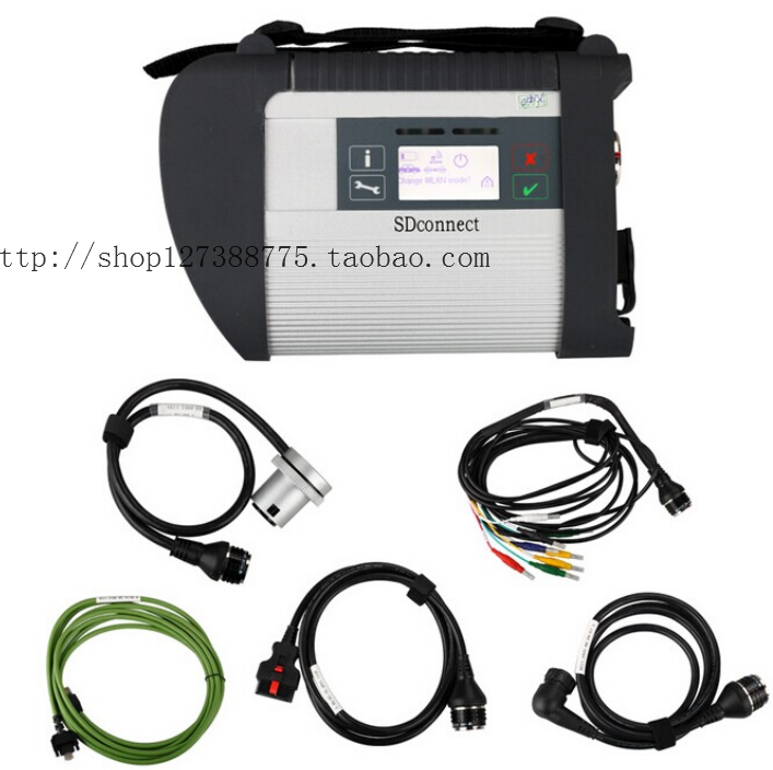 In stock car Mercedes-Benz detector diagnostic tool SD Connect C4 car computer programming fault repair