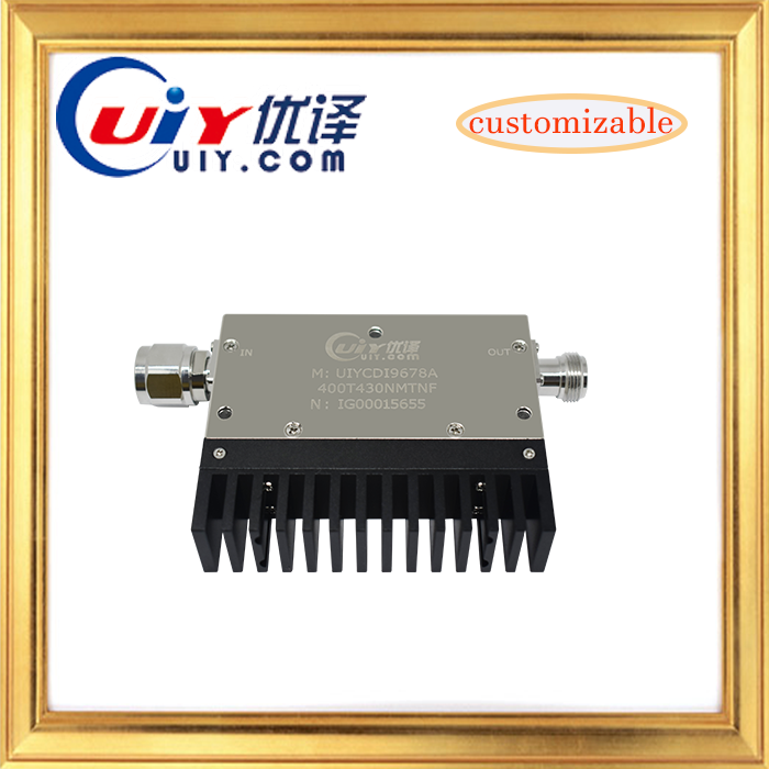 Coaxial Isolators 400-430MHz Bisection Coaxial Isolators High Isolation Isolators Customizable