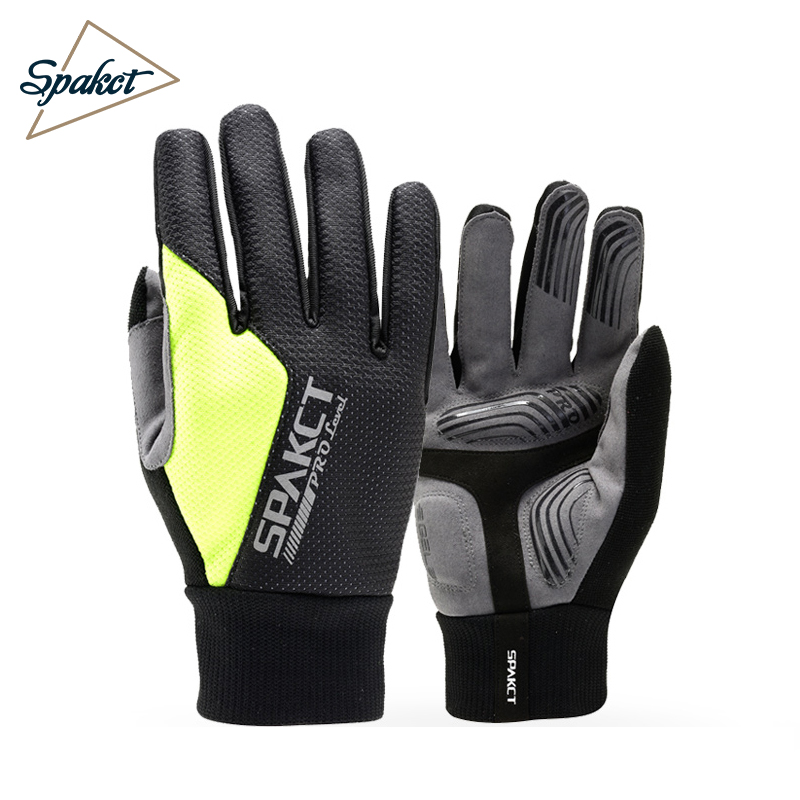 Spakc riding claw velvet touch screen warm mountaineering bicycle gloves all-finger winter windproof universal