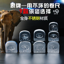 Elephant tape measure 5 m steel tape 3 m stainless steel meter ruler box ruler anti-drop woodworking ruler box measuring tool