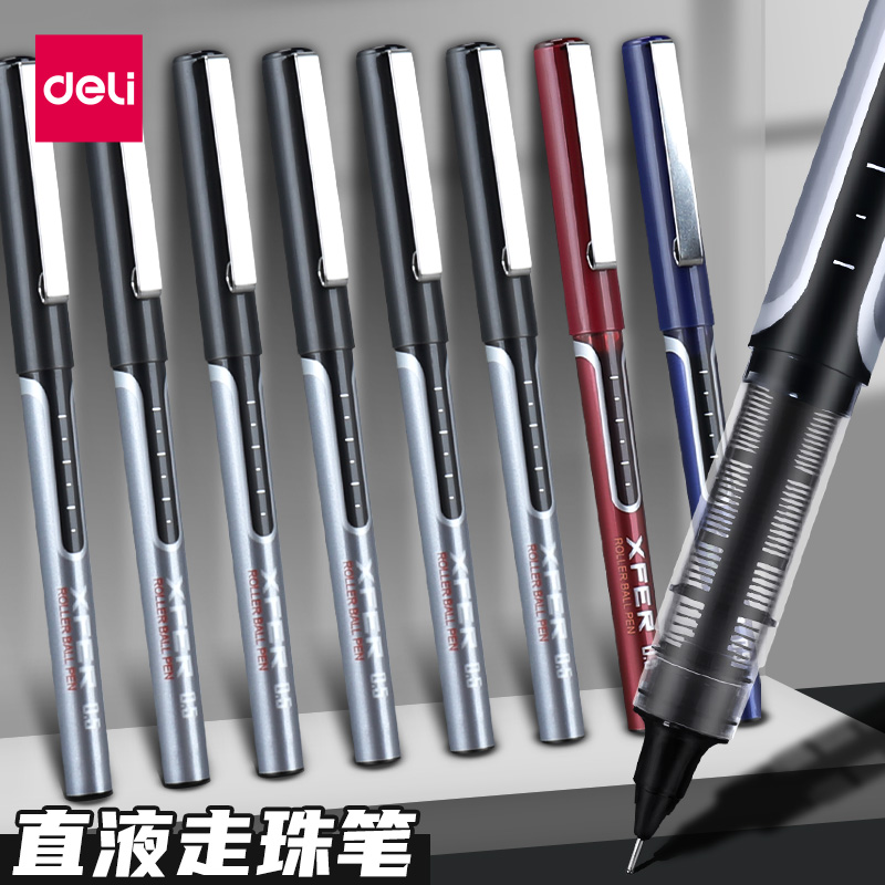 Able Neutrinins Lukewarm pennies Cute Creativity 0 5 Straight Liquid Giants Write Speed Dry Girls Men Blue Black Large Capacity Red Full Needle Water Pen High Face Value Students Use Special Water-based Pens