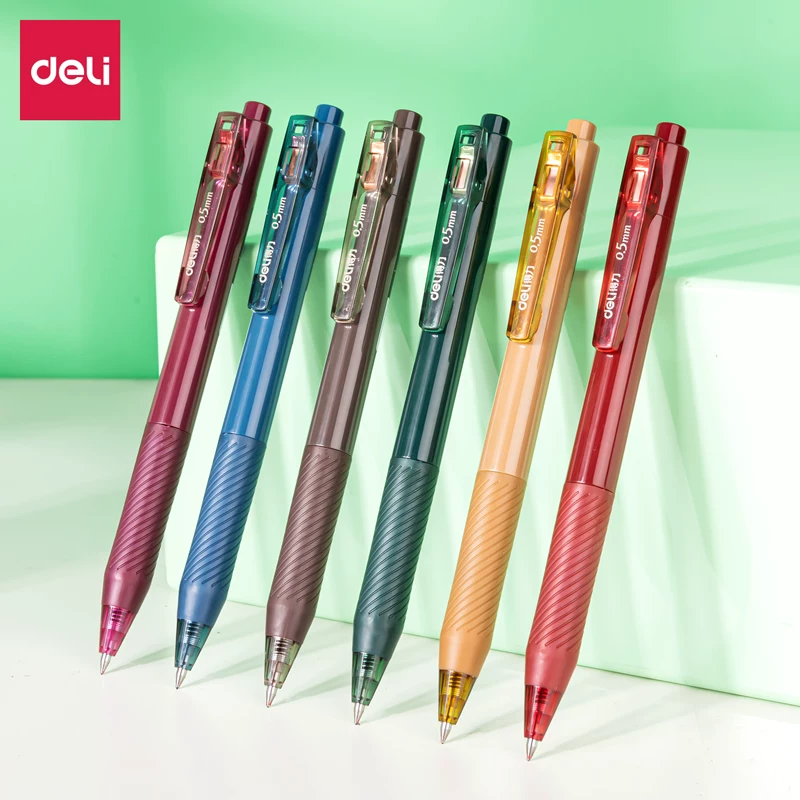 Специальная ручка-цветной конверт редактируемая заметки Deli Juice Pen Color Notes Special Hand Notes Press Neutral Pen 0.5 Japanese Student Notes Artifact 2021 Color Pen Multicolor Water Note Notes Notes Notes Key Mark Red Pen Set