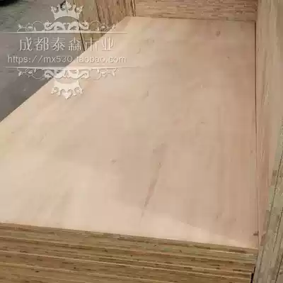 Wooden board 14mm home decoration curtain box door cover basic solid wood plate decoration material ordinary fir core flat