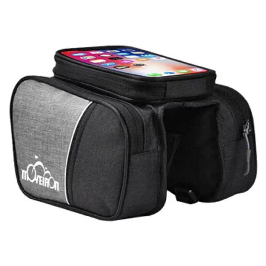 Magic Wheel Bike Bag Front Beam Bag Mountain Bike Bag Touch Screen Phone Bag Upper Tube Bag Waterproof Saddle Bag-Taobao