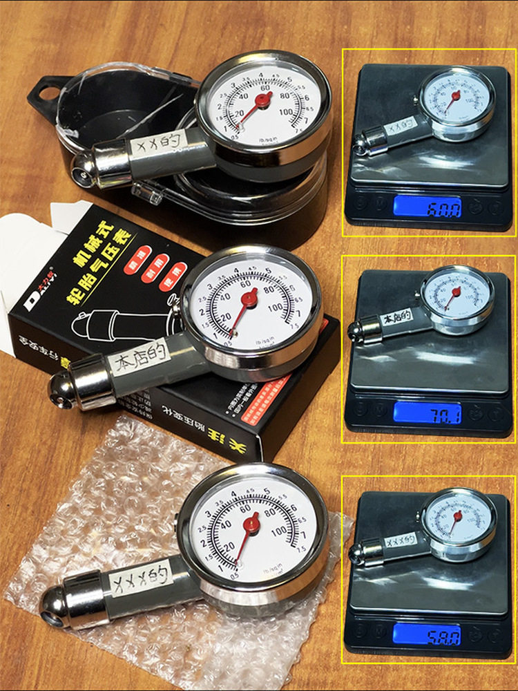Car Tire Pressure Gauge, On-Board Monitor, Tire Pressure Gauge, High-Precision Wheel Pressure Gauge, Car Tire Inspection Gauge