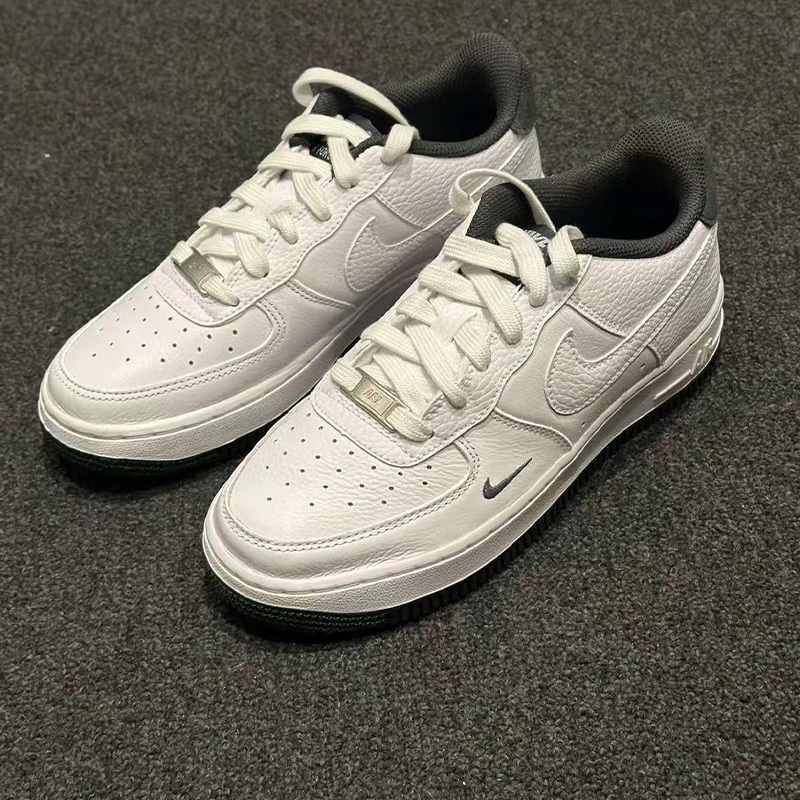 Nike/Nike Airforce1Gs Men's and Women's Low-Top Casual Sneakers Black and White Hj4560-100