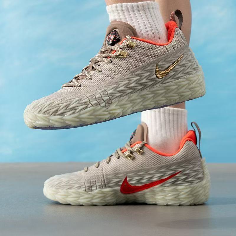 Nike/Nike S.T Charge Comfortable Fit Basketball Shoes for Men and Women, Light Gray Io8062-001