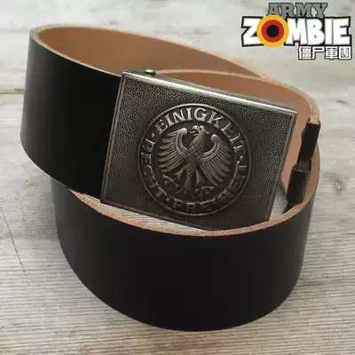 German German second-hand public military version of the original military fan eagle emblem internal and external tactical multi-functional outdoor leather belt