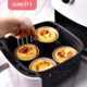 Yangchen Hamburger Mold Non-stick Bread Mold Egg Tart Cake Household Air Fryer Baking Pan Oven Baking Tools