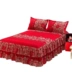 Simmons trải giường bed bed set đơn mảnh Công chúa Hàn Quốc ga trải giường bed m 1,8 m chống trượt bảo vệ mới Váy Petti