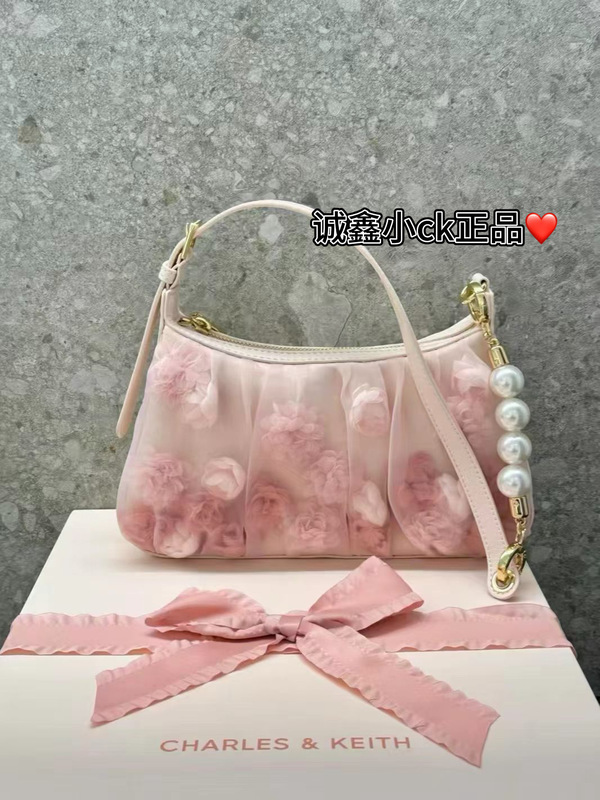 [Delivery from the Store] Charles&Keith 520 Limited Edition Gift Box Underarm Bag Ck17-20151666-A for Women