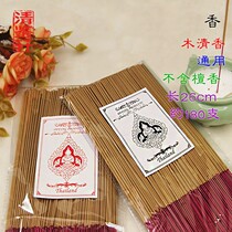 Thai Buddhist line incense is fragrant with fragrant flowers and scented with smoke-free light gold and silver tricolour can roll length and swing piece table