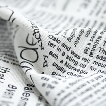 Gourmet photo background hemp cloth English letter retro newspaper baking Taobao shooting props with dining cloth dining cushion