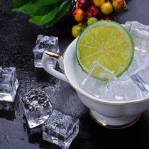 Photo-props acrylic emulated ice cubes 5 Cosmetic Ornaments Raw Food Photography Assisted Shooting Background