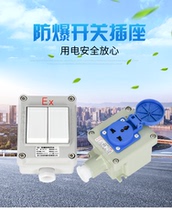 Explosion-proof wall switch open 2-open 220v10A single open double open single joint double wall 86 type explosion protection switch