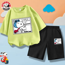 History Nubi Boy Short Sleeve T-shirt Shorts Children Pure Cotton Suit Children Summer Clothing Blouse Boy Summer Child Suit