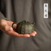 Chenyuantang Yixing handmade purple clay pot kung fu teapot bubble teapot original mine section mud academic bionic Ware Qin right pot