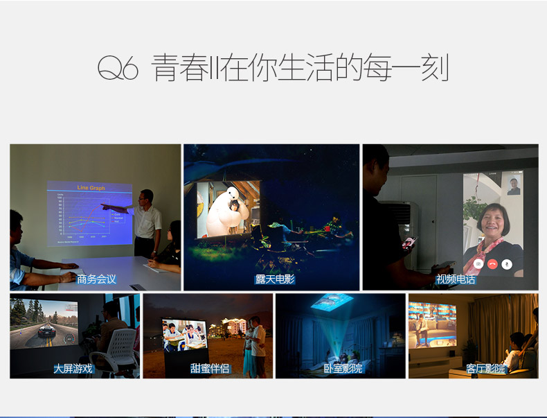 Nhạc hay như máy Q6 youth II micro HD không có màn hình TV thông minh mini wifi