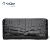 Мужская сумка с петлей на руку, маленькая сумка клатч, бумажник с молнией, кошелек, подарочная коробка, новая коллекция, крокодил