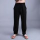 Chinese style Tang suit men's trousers spring and summer Chinese style linen casual pants men's cotton linen trousers large size loose wide-leg trousers