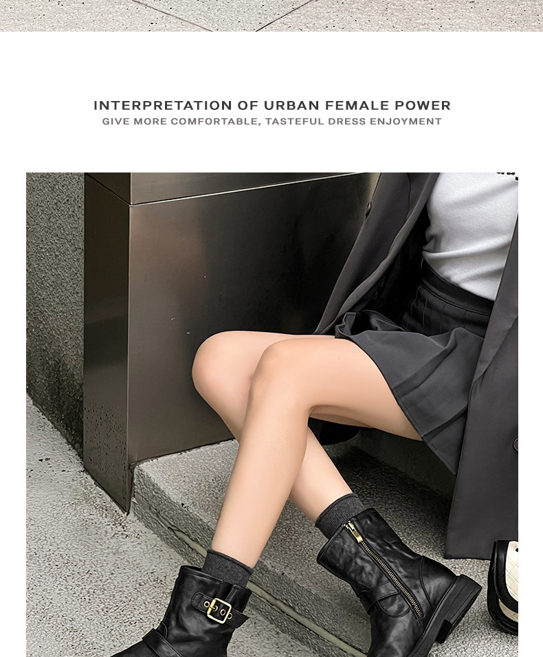 Западные Boots 红蜻蜓西部短靴女秋冬新款巨好看鞋子真皮棕色女鞋复古美拉德靴子 Reddragonfly