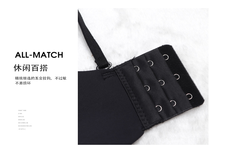 2018 mới phần mỏng gợi cảm vẻ đẹp liền mạch áo ngực không có vòng thép backless mỏng dây đeo vai thu thập đồ lót nữ áo ngực ko dây
