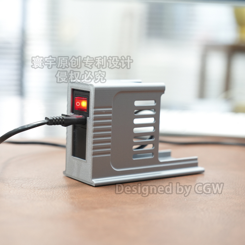 【With Independent Switch Design】Suitable for Anker 140W Smart Display Charger with Switch, Charging Base, Desktop Storage, Convenient Protective Cover, Charging Station