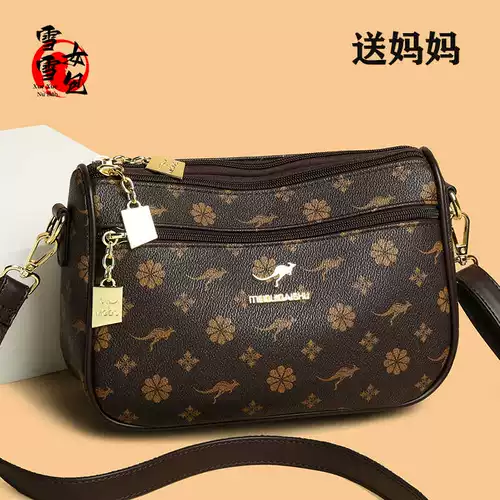 Сумка на одно плечо, из натуральной кожи, изысканный стиль, в западном стиле