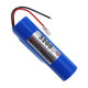 Zhongshunxin 강한 빛 손전등 LED 광부의 램프 모바일 스피커 18650 원통형 리튬 배터리 3.7V 보호 플레이트 포함