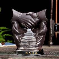 Reverse incense burner household indoor office sandalwood and gas rich incense lavender creative Incense Road personality back incense ornaments