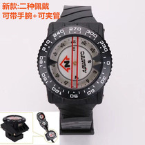 Diving compass hose holder wristband luminous navigation compass equipment compass direction watch two kinds of wear