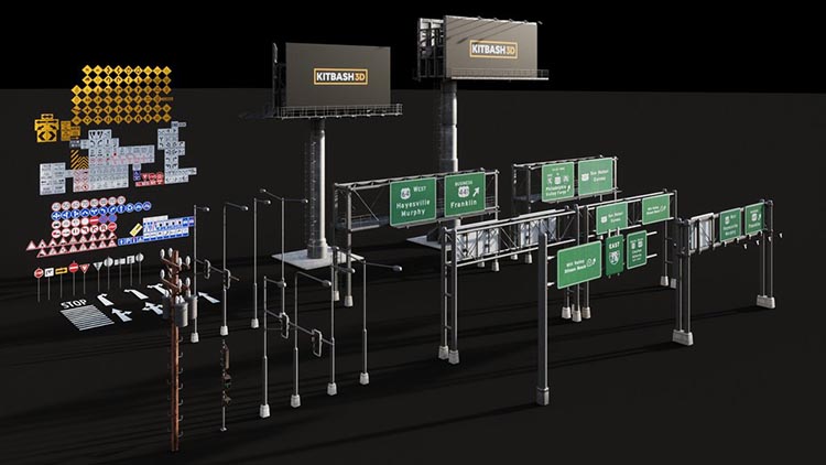 图片[3]-K016——高架桥高速公路立交桥交通设备建-cg男孩