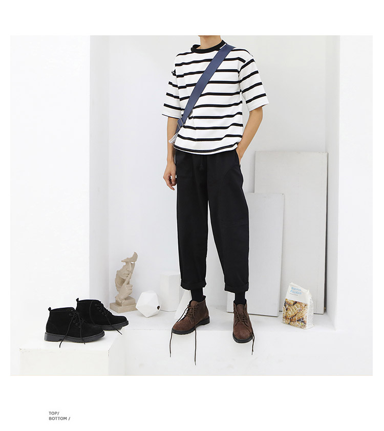 Mùa đông đen Martin ủng nam ủng phiên bản Hàn Quốc của ulzzang Anh gió hoang dã giày boot nam chính hãng