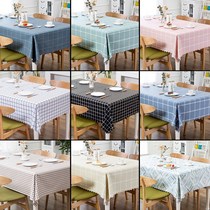 pvc tablecloth waterproof anti-hot and oil-proof disposable plastic coffee table mat girl heart ins rectangular table fabric