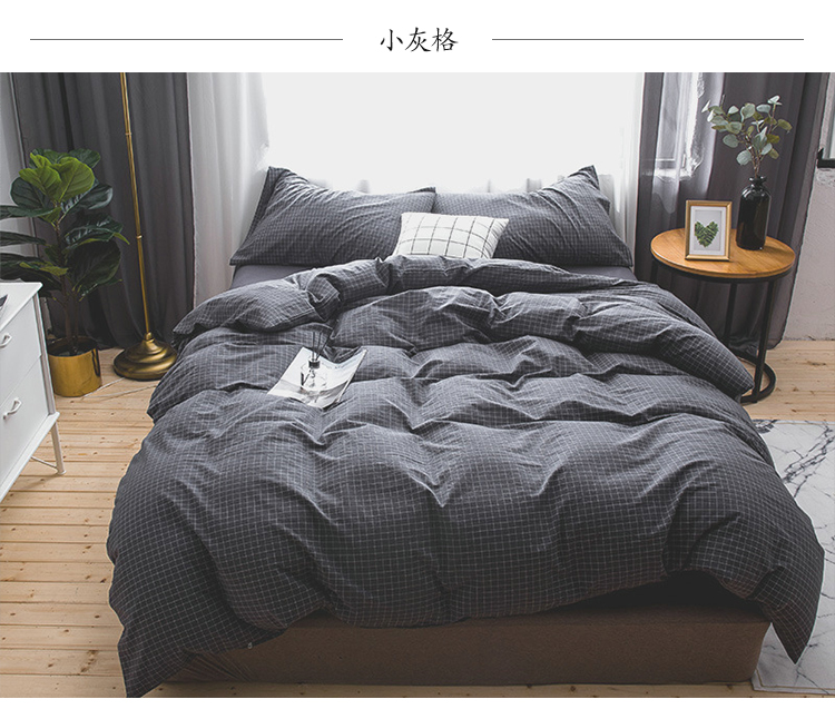 Bông rửa quilt cover mảnh duy nhất màu rắn 200 × 230 đôi 1.5 m 1.8m2.0 khăn trải giường quilt cover cotton