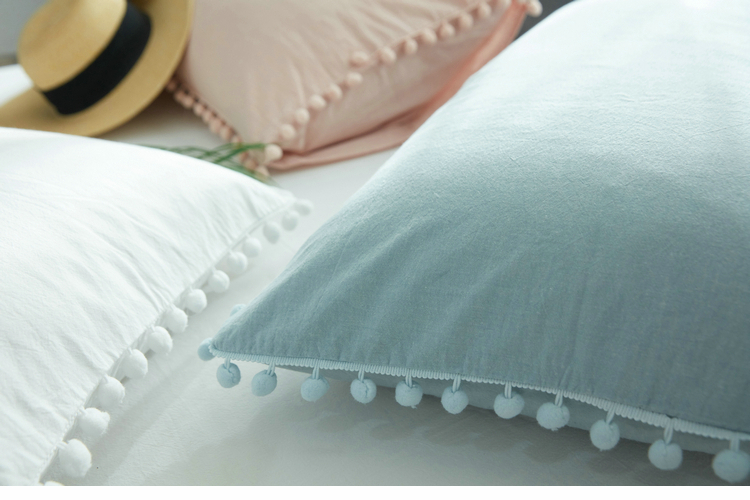 Dễ thương tóc bóng bông gối đơn gối phong cách Hàn Quốc gối gió đặt gối bông nữ gối chống trào ngược babieskey