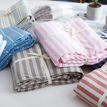 Tianzhu cotton knitted cotton quilt cover single piece unprinted double 200x230 pure cotton 150x200 single quilt cover 1 5