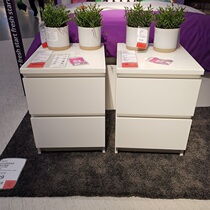 Domestic Shenzhen Foshan IKEA Malm two-bucket drawer cabinet bedside cabinet storage cabinet lockers