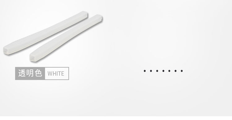 Kavoli kính chân trượt silicone bộ phụ kiện mắt chân và bộ kim loại khung dày chân phẳng lỗ gương - Kính khung kính râm
