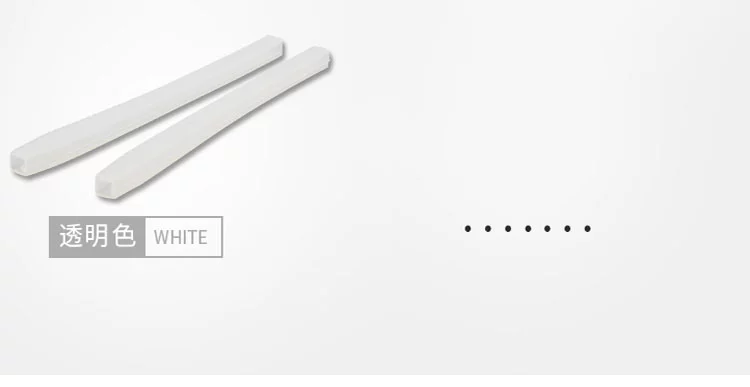 Kavoli kính chân trượt silicone bộ phụ kiện mắt chân và bộ kim loại khung dày chân phẳng lỗ gương - Kính khung