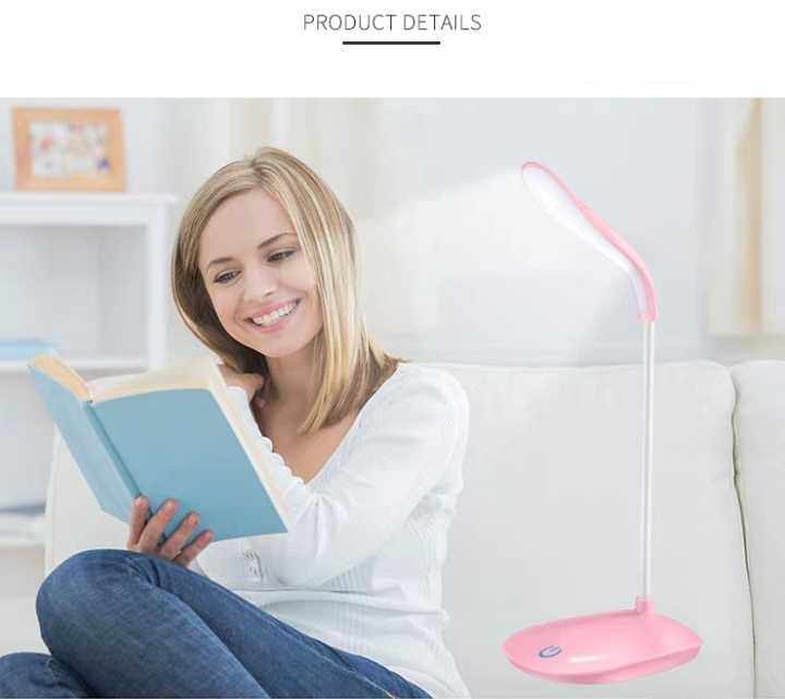 Led table light eye light eye light USB charging reading lamp USB charging table lamp Student sleeping room Read the bedroom bedside headlights