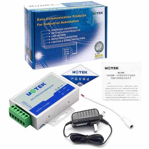 utek Yutai Industrial Class RS485 Repeater Photoelectric Isolation Lightproof 485 Signal Amplification Module UT-2209