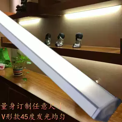 Triangle LED overall Cabinet light hanging cabinet wine cabinet floor rack cabinet bottom light display cabinet light kitchen lamp desk wardrobe shoe cabinet LED light