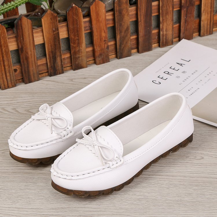 Doudou shoes women's 2021 new summer wild Korean version non-slip soft bottom pregnant women shoes white breathable and comfortable nurse shoes